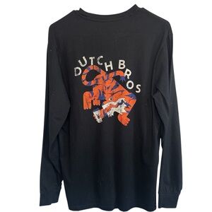 Dutch Bros MEDIUM Black Orange Tiger DB 1992